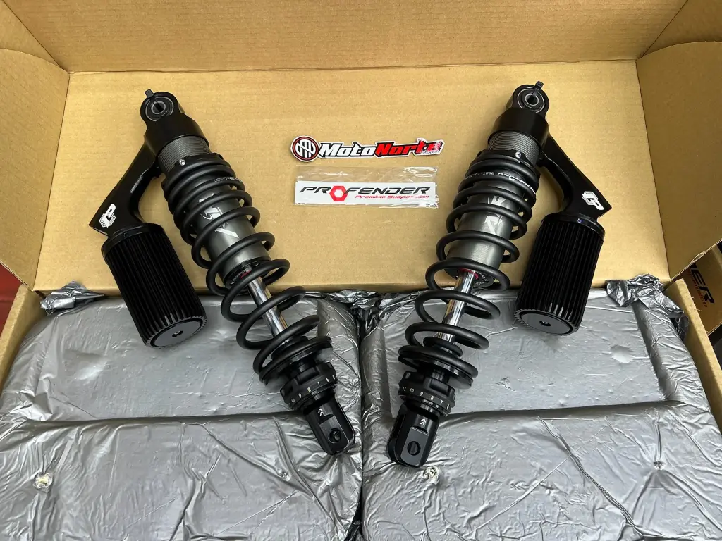 Air Series (Black) For Yamaha NMAX 155/Honda PCX 150-Standard Height