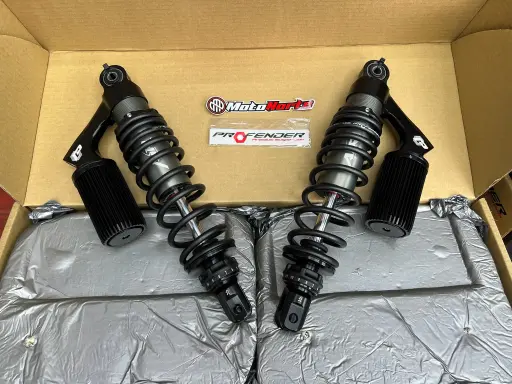Air Series (Black) For Yamaha NMAX 155/Honda PCX 150-Standard Height