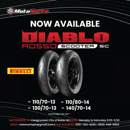 Pirelli DIABLO ROSSO SCOOTER 130/70-13 REAR