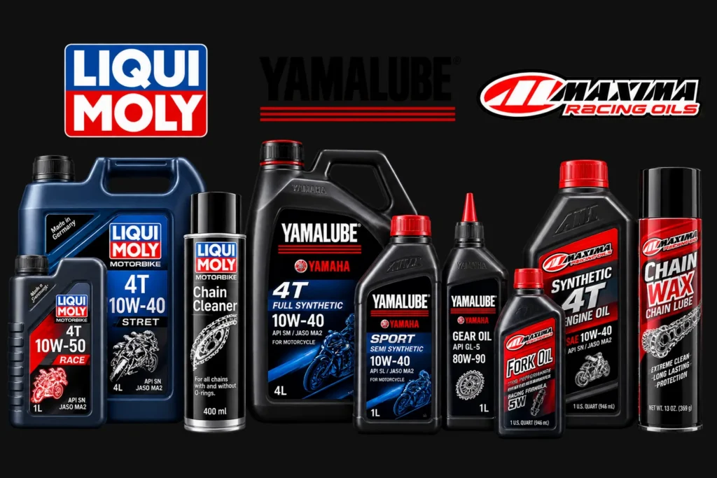Motorcycle engine oils available at MotoNorte in Batac City
